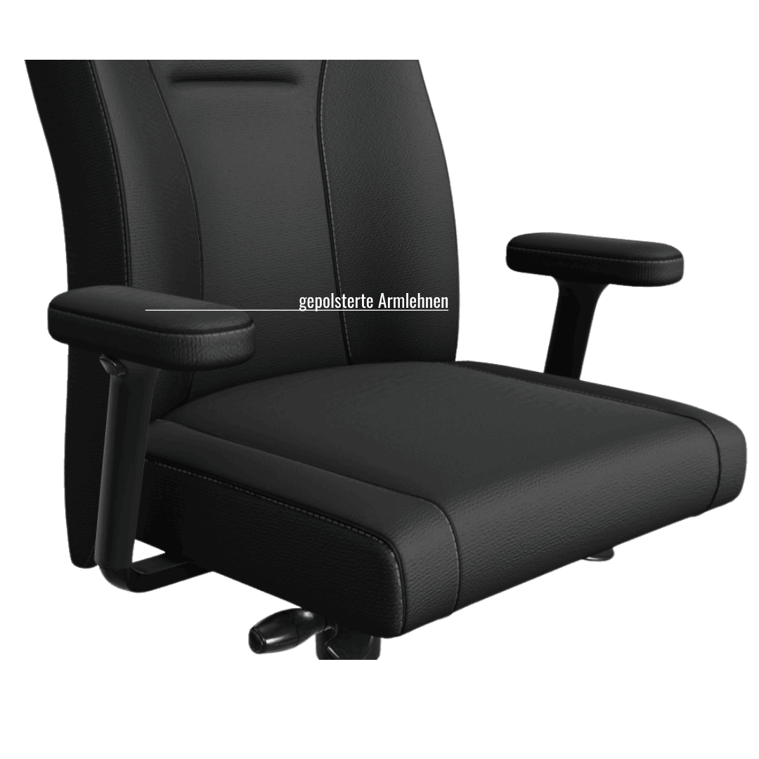 gaming stuhl stoff gepolsterte Armlehnen